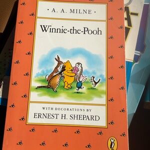 Winnie-the-Pooh Paperback Book - Orange Cover